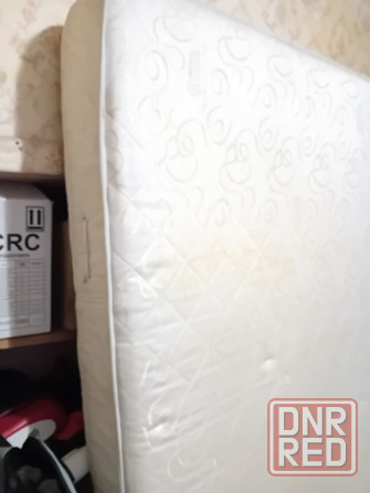 Кровать б/у металлическая с матрацем 200×215см Донецк - изображение 4