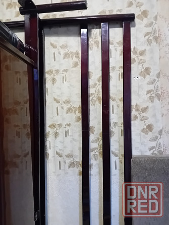 Кровать б/у металлическая с матрацем 200×215см Донецк - изображение 2