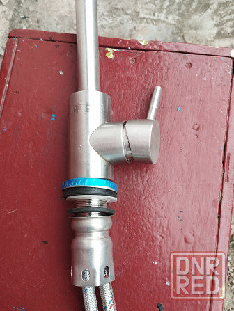 Продам смеситель на кухню нержавейка. Донецк - изображение 3