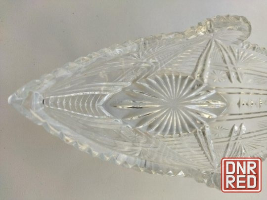 Хрустальная салатница (конфетница) ссср ладья Донецк - изображение 7