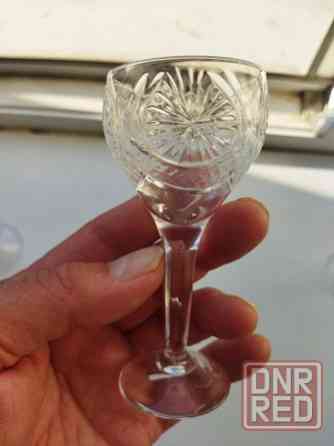 Набор хрустальных рюмочек на ножке ссср Донецк