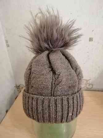Продам шапку с бубоном помпоном мех искусственный Донецк