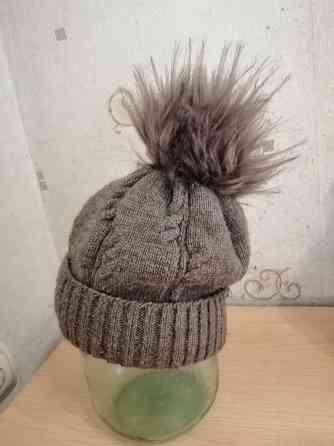 Продам шапку с бубоном помпоном мех искусственный Донецк
