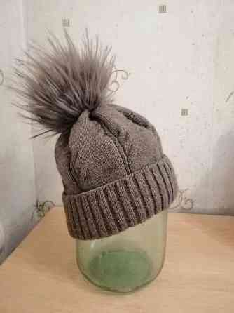 Продам шапку с бубоном помпоном мех искусственный Донецк