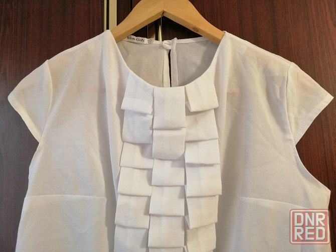 Продам блузу блузку белую р. 46 Донецк - изображение 5