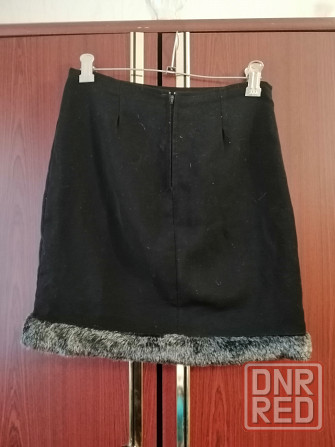 Продам юбку с искусственным мехом р. 42 Донецк - изображение 1