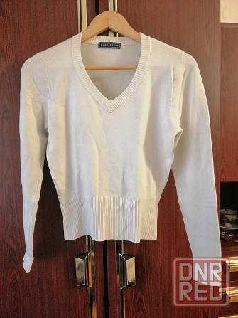 Продам свитер джемпер белый р. 42 Донецк - изображение 1