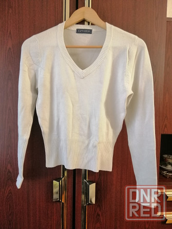 Продам свитер джемпер белый р. 42 Донецк - изображение 4