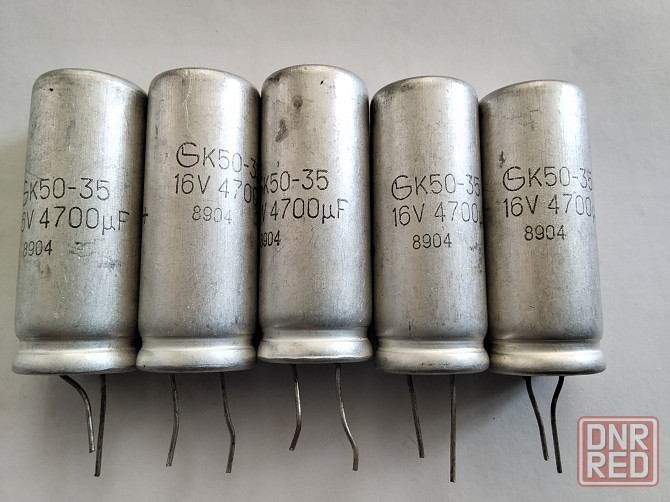 Продам конденсаторы электролитические К50-35 4700мкф*16в Донецк - изображение 1