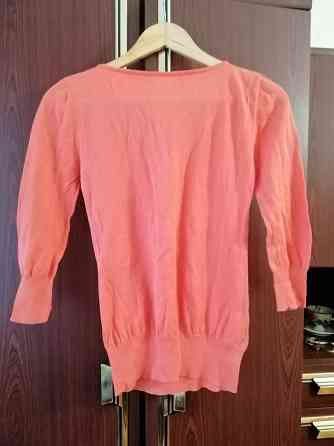 Продам свитер джемпер блузон кораллового цвета р. 42 Донецк