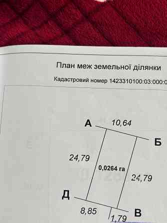 Продам земельный пай 6,800 га Донецк