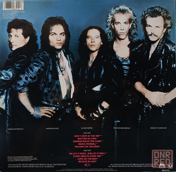 Виниловая пластинка LP "Scorpions" -"Savage Amusement" Донецк - изображение 2