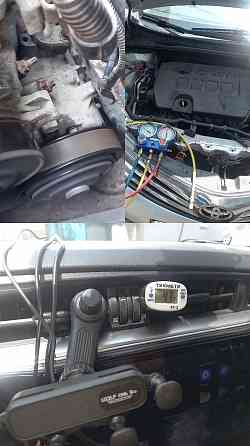 Заправка автокондиционеров, промывка радиатора печки. Донецк