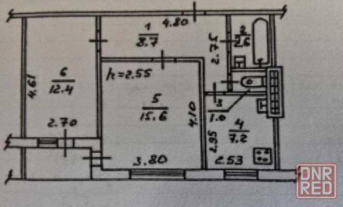 Продаю 2-х комнатную квартиру в Кировском районе, ул. Николая Островского, Текстильщик Донецк - изображение 8