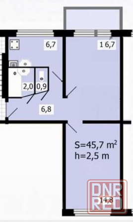 2к на Семашко с ремонтом Донецк - изображение 1