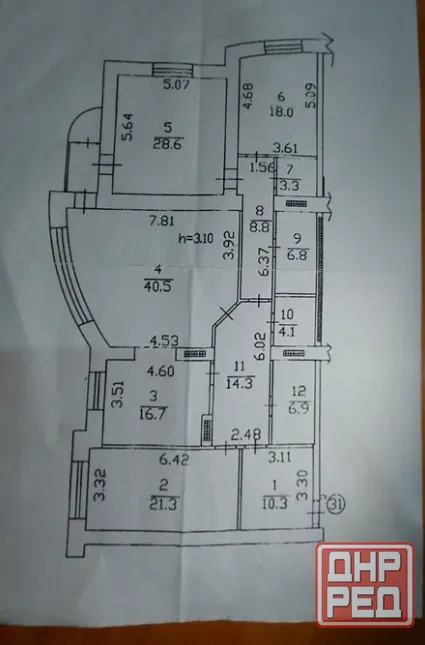 Цена снижена. 4-х ком. квартира 183 м2, 10/21, в Ворошиловском р-не. (парк кованных фигур) Донецк - изображение 8