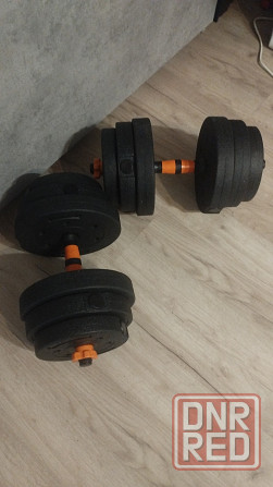 Гантели разборные 2 по 12 кг. Донецк - изображение 1