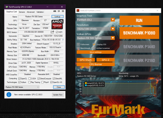 Видеокарта rx 580 4gb sapphire nitro+ Донецк