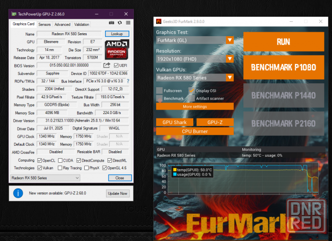 Видеокарта rx 580 4gb sapphire nitro+ Донецк - изображение 5