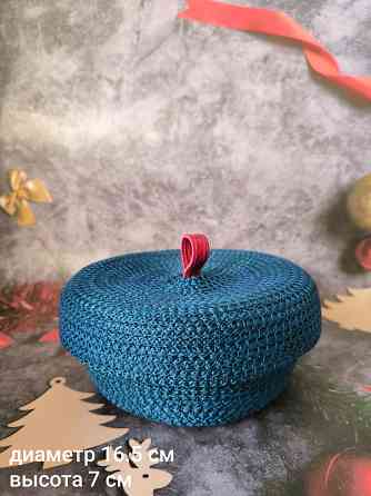 Корзина из шнура, ручная работа Донецк