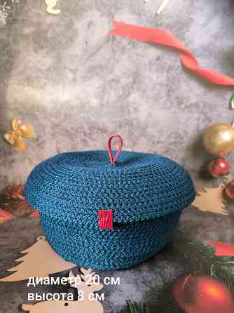 Корзина из шнура, ручная работа Донецк