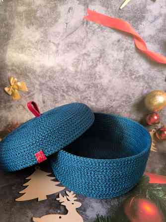 Корзина из шнура, ручная работа Донецк