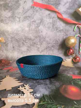 Корзина из шнура, ручная работа Донецк