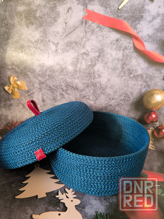 Корзина из шнура, ручная работа Донецк - изображение 2