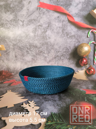 Корзина из шнура, ручная работа Донецк - изображение 6