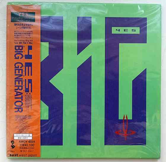 Yes (1987) Big Generator: CD, Россия (аудио компакт диск) Макеевка