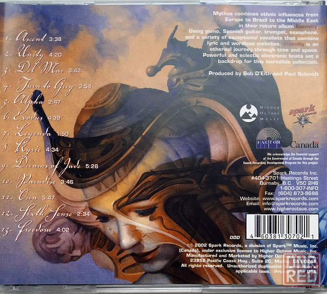 Mythos (2002) Eternity: CD, Россия (аудио компакт диск) Макеевка - изображение 2