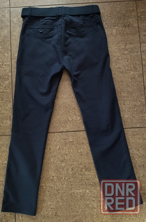 Школьные брюки (темно-синие, на рост 146-152 см) Донецк - изображение 3