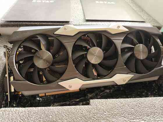 Видеокарта zotac 1080ti amp extrime edition топ среди 1080 моделей, даст фору новинкам Макеевка