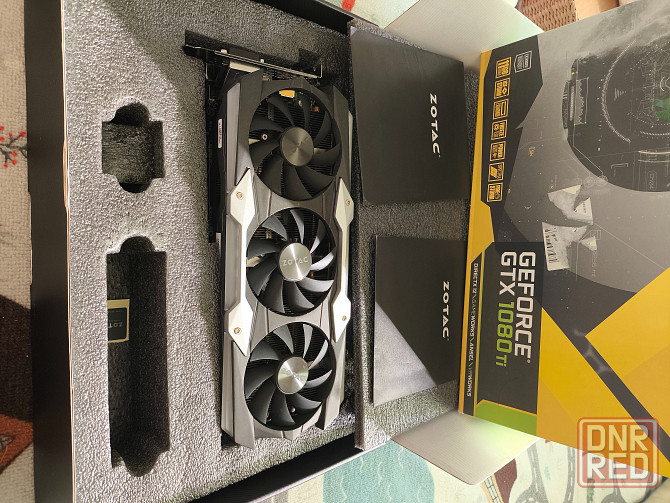 Видеокарта zotac 1080ti amp extrime edition топ среди 1080 моделей, даст фору новинкам Макеевка - изображение 7