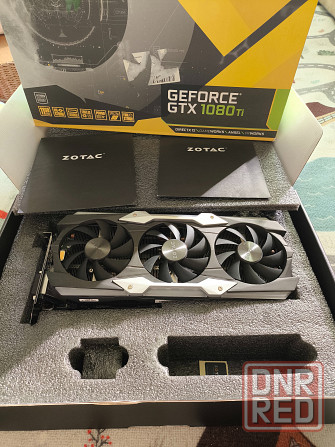Видеокарта zotac 1080ti amp extrime edition топ среди 1080 моделей, даст фору новинкам Макеевка - изображение 8