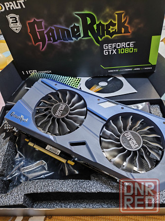 Видеокарта Palit GTX 1080ti 11Gb GameRock Макеевка - изображение 1