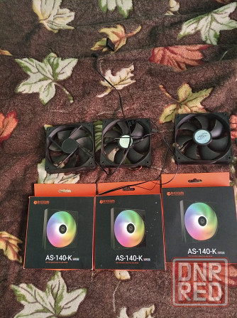Продаются вентиляторы AS 140K 6шт. : 3 новых в коробках, 3 бу без коробок. Донецк - изображение 2
