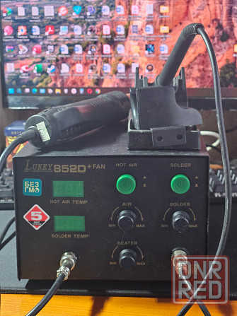 Паяльная станция Lukey 852D+fan Макеевка - изображение 1