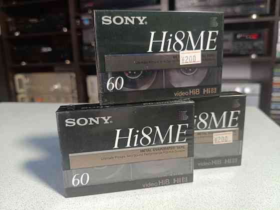 Видеокассеты 8mm SONY Hi8ME-60 "Metal Evaporated Tape" и Sony HG- 120 Донецк