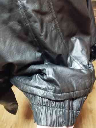 Натуральная кожаная куртка с мехом норки Донецк