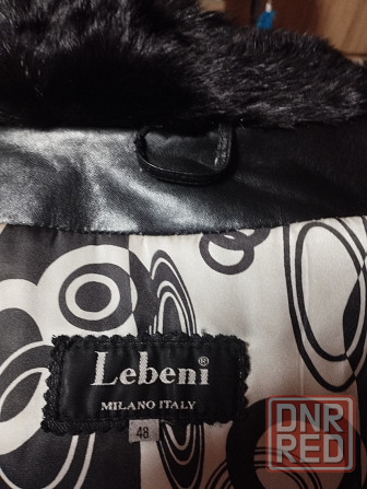 Натуральная кожаная куртка с мехом норки Донецк - изображение 7