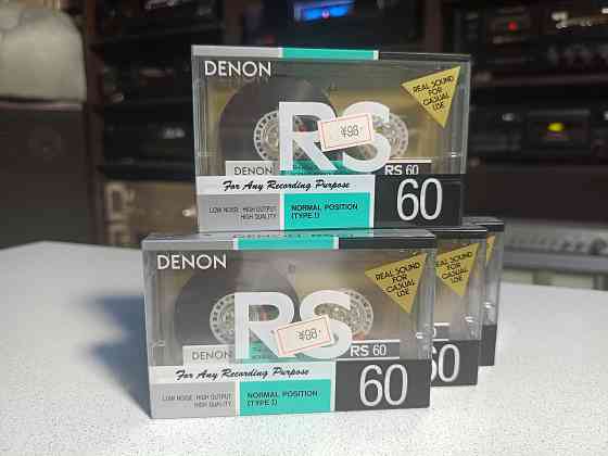 Запечатанные аудиокассеты Denon- RS 60 Донецк