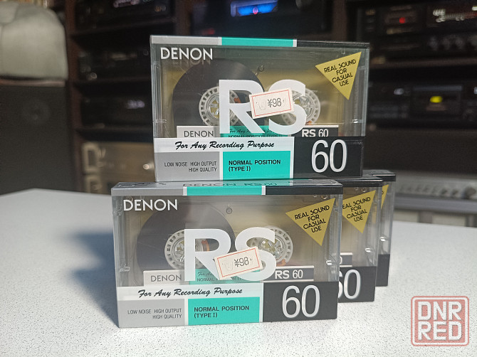 Запечатанные аудиокассеты Denon- RS 60 Донецк - изображение 1