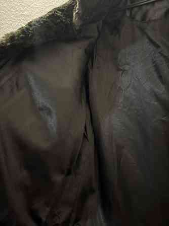 Шуба цвет хаки с леопардовым узором Мариуполь