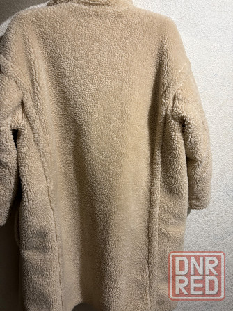 Шуба цвет хаки с леопардовым узором Мариуполь - изображение 5