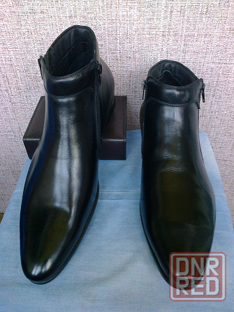 Размер 46 ботинки кожаные Донецк - изображение 1