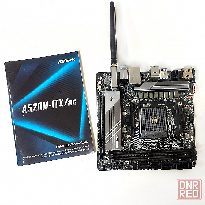 A520M-ITX/ac ASRock Socket AM4 материнская плата Донецк - изображение 1