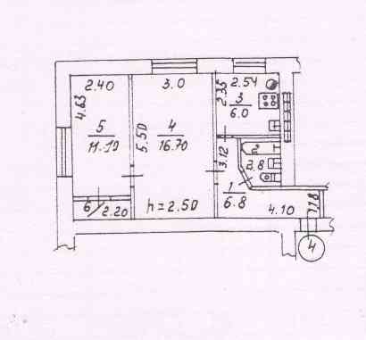 2х ком. квартира в Киевском р-не, больница 18 Донецк