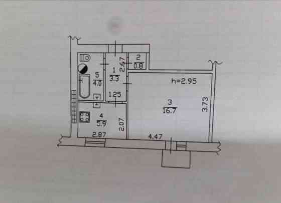 Продам 1 к.кв. на Университетской, 3 эт., сталинка Донецк