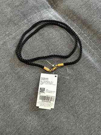 Позалоченый шнурок 4мм на 65 см 925 проба Донецк